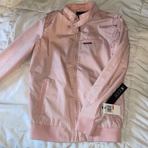Members Only Classic Iconic Racer Jacket | Light Pink | Women’s Size Small